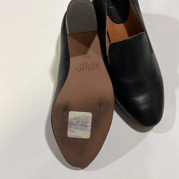 Latigo - 8.5, black leather heels, Kala - Picture 13 of 13